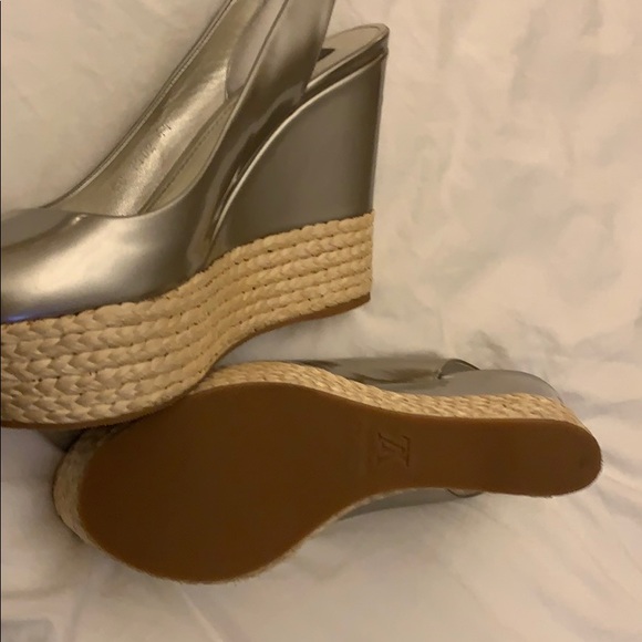 Louis Vuitton wedge platform sandals size 41 - Picture 3 of 7